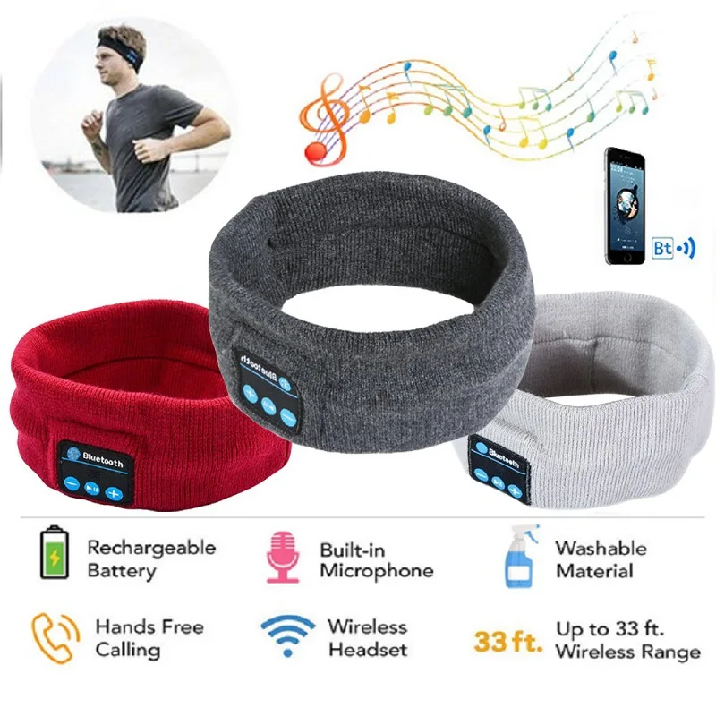 Спортивные Bluetooth беспроводные наушники стерео повязка на голову | Электроника
