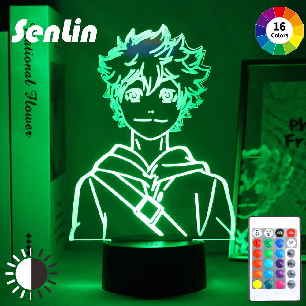 Led Illusion Night Light Anime Haikyuu Shoyo Hinata Figure for Kids Bedroom Decor Nightlight Manga Colorful Changing Table Lamp
Led Illusion Night Light Anime Haikyuu Shoyo Hinata Figure for Kids Bedroom Decor Nightlight Manga Colorful Changing Table Lamp