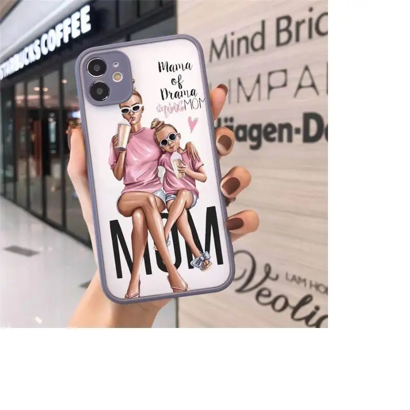 girl Queen Mom and baby Phone Cases Matte Transparent for iPhone 7 8 11 12 s mini pro X XS XR MAX Plus cover funda
girl Queen Mom and baby Phone Cases Matte Transparent for iPhone 7 8 11 12 s mini pro X XS XR MAX Plus cover funda