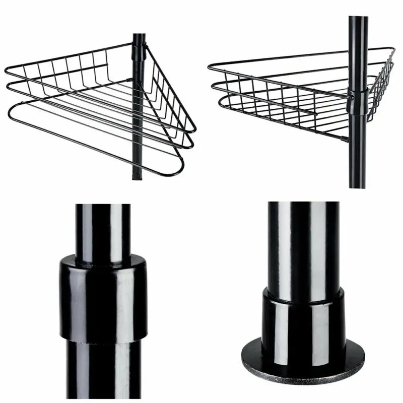 4 Layers Metal Shower Corner Pole Caddy Shelf Bathroom Wall Storage Rack Holder
4 Layers Metal Shower Corner Pole Caddy Shelf Bathroom Wall Storage Rack Holder