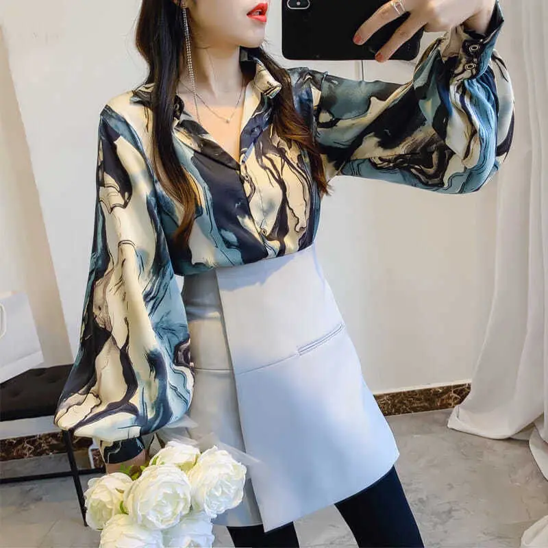 Cheap wholesale 2021 spring summer autumn new fashion casual ladies work women Blouse woman overshirt female OL Ay1622 
Cheap wholesale 2021 spring summer autumn new fashion casual ladies work women Blouse woman overshirt female OL Ay1622