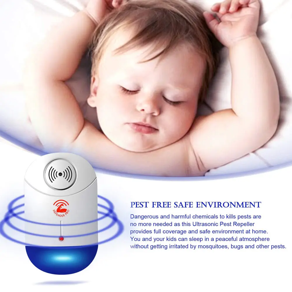 Hot 2Pcs Ultrasonic Pest Control Repeller Plug In Repellent for Flea Mosquitoes Mice Spiders D6 
Hot 2Pcs Ultrasonic Pest Control Repeller Plug In Repellent for Flea Mosquitoes Mice Spiders D6