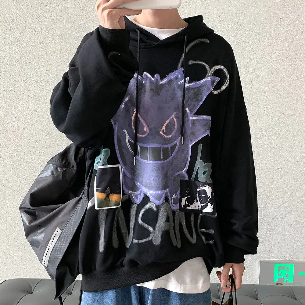 2020 Korean Style Men's Fashionable Coats Hip-hop Cartoon Printed Pullover Hooded Hoodies Cotton Casual Clothes Sweatshirts
2020 Korean Style Men's Fashionable Coats Hip-hop Cartoon Printed Pullover Hooded Hoodies Cotton Casual Clothes Sweatshirts