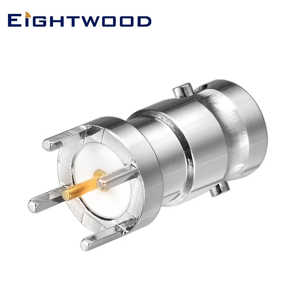 Eightwood 75 Ohm BNC Jack Female PCB Mount with Post Terminal 4 Stud RF Coaxial Connector
Eightwood 75 Ohm BNC Jack Female PCB Mount with Post Terminal 4 Stud RF Coaxial Connector