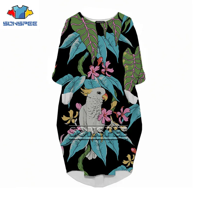 SONSPEE New 3D Print Hawaiian Style Fashion Sleeve Unique and Versatile Harajuku Women Comfortable Party Loose Large Size Dresse
SONSPEE New 3D Print Hawaiian Style Fashion Sleeve Unique and Versatile Harajuku Women Comfortable Party Loose Large Size Dresse