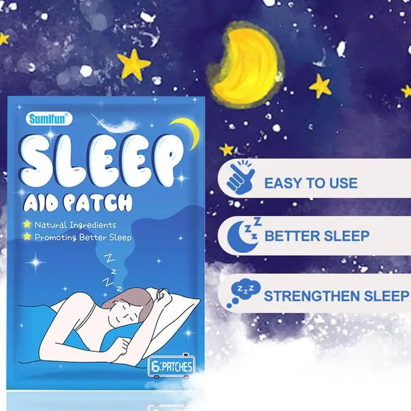 6Pcs Sleep Aid Medical Plaster Sleeping Herbal Patch Improve Insomnia Relieve Stress Anxiety Sticker Body Relaxation Health Care
6Pcs Sleep Aid Medical Plaster Sleeping Herbal Patch Improve Insomnia Relieve Stress Anxiety Sticker Body Relaxation Health Care