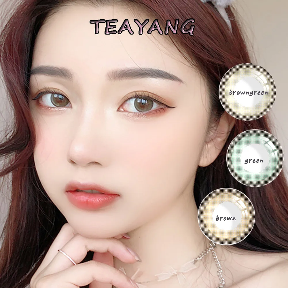 Color Contacts Lenses Women Men Natural Eye Cosmetic Soft Glasses TEAYANG 
Color Contacts Lenses Women Men Natural Eye Cosmetic Soft Glasses TEAYANG