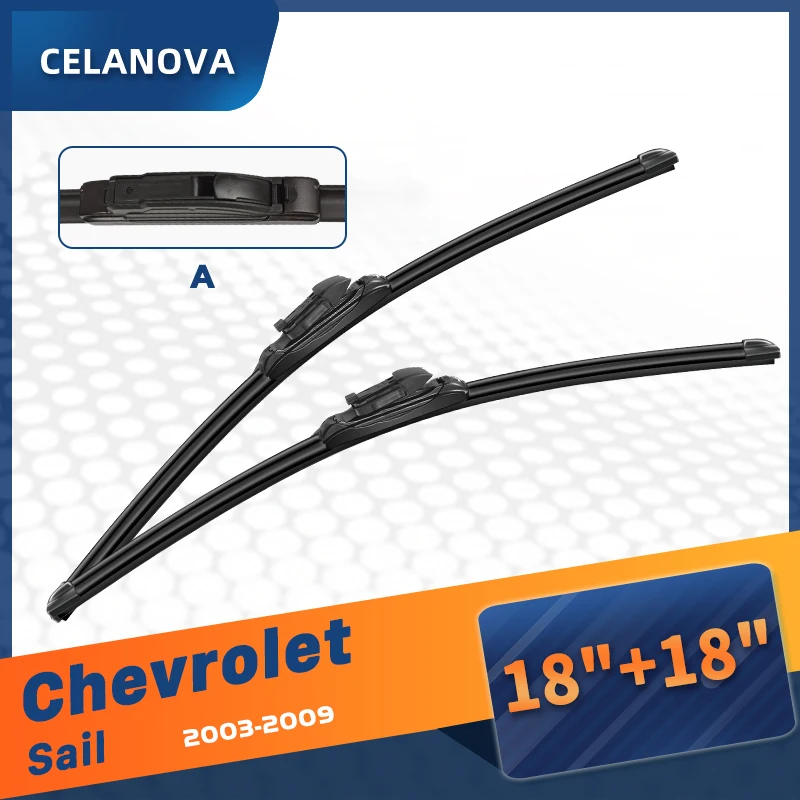 CELANOVA Windshield Wiper Blade For Chevrolet Sail 2003-2009 18"+18" Frameless Windscreen Rubber wipers
CELANOVA Windshield Wiper Blade For Chevrolet Sail 2003-2009 18"+18" Frameless Windscreen Rubber wipers
