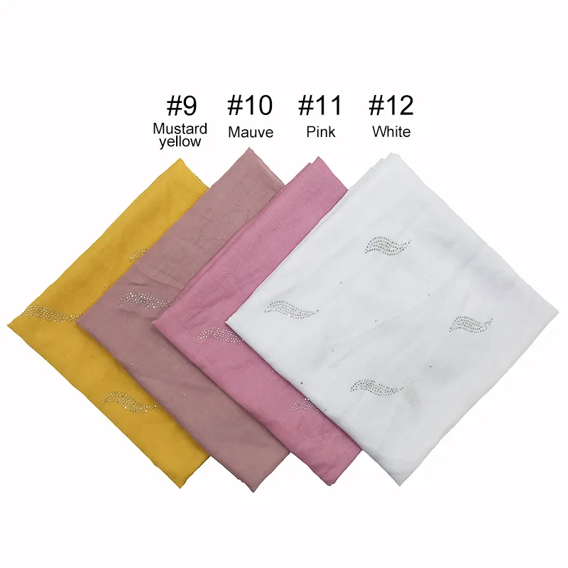 110x110cm Plain Solid Malaysia Muslim Hijabs Women's Square Scarf Hot Diamonds Viscose Cotton Islamic Modesty Turban Head Wrap
110x110cm Plain Solid Malaysia Muslim Hijabs Women's Square Scarf Hot Diamonds Viscose Cotton Islamic Modesty Turban Head Wrap