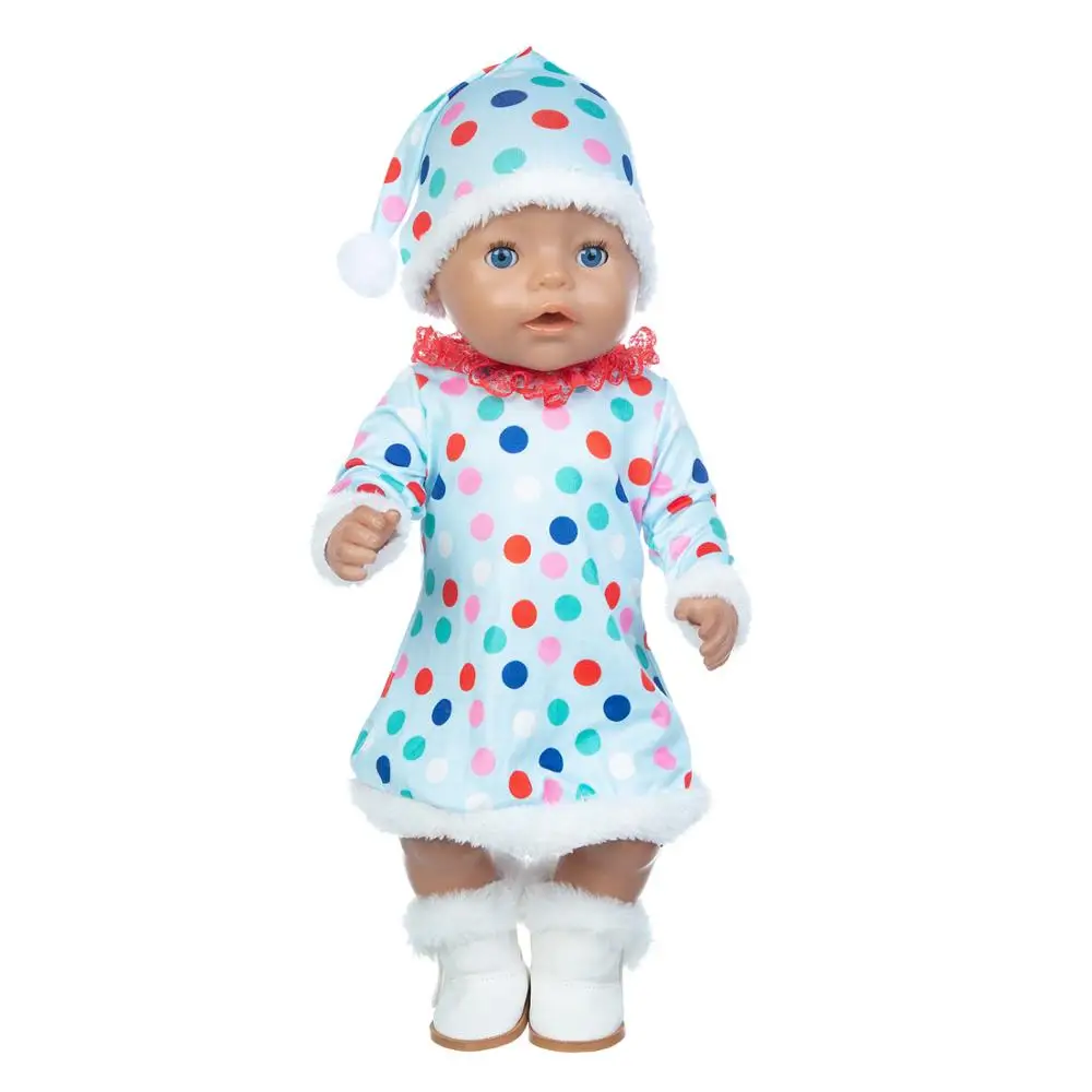 Фото Детская одежда с изображением куклы для новорожденных американская и девочек 18