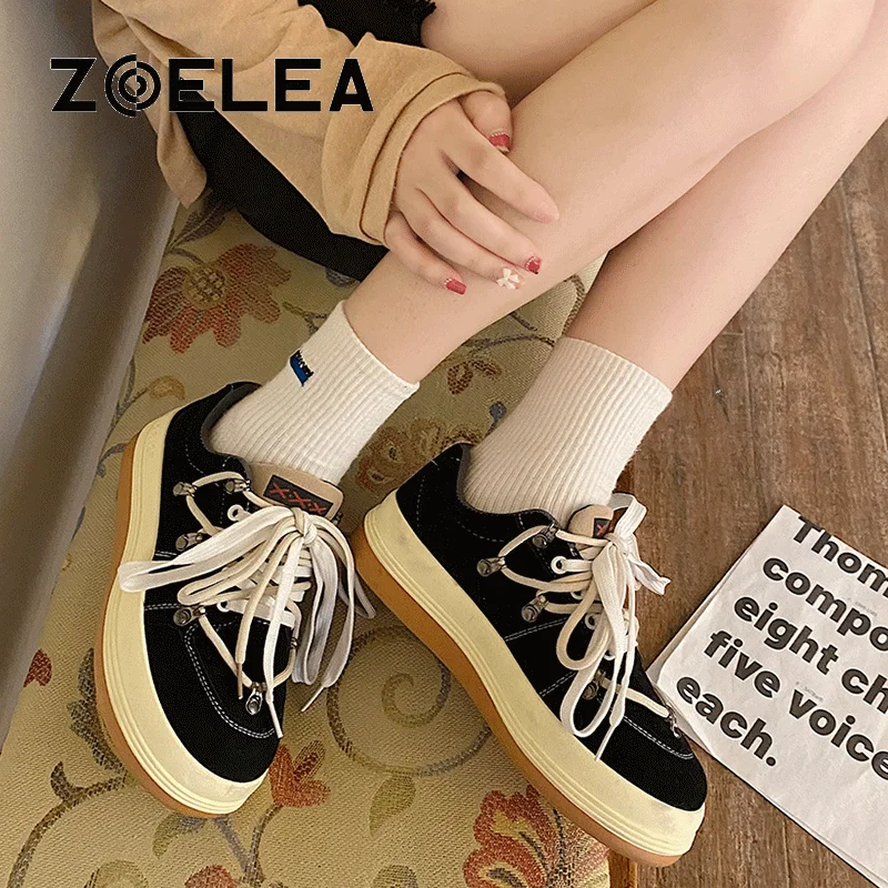 PU Leather Women's Black Casual 2021 Woman Vulcanize Sneakers Breathable Sport Walking Running Summer Platform Flats Shoes
PU Leather Women's Black Casual 2021 Woman Vulcanize Sneakers Breathable Sport Walking Running Summer Platform Flats Shoes