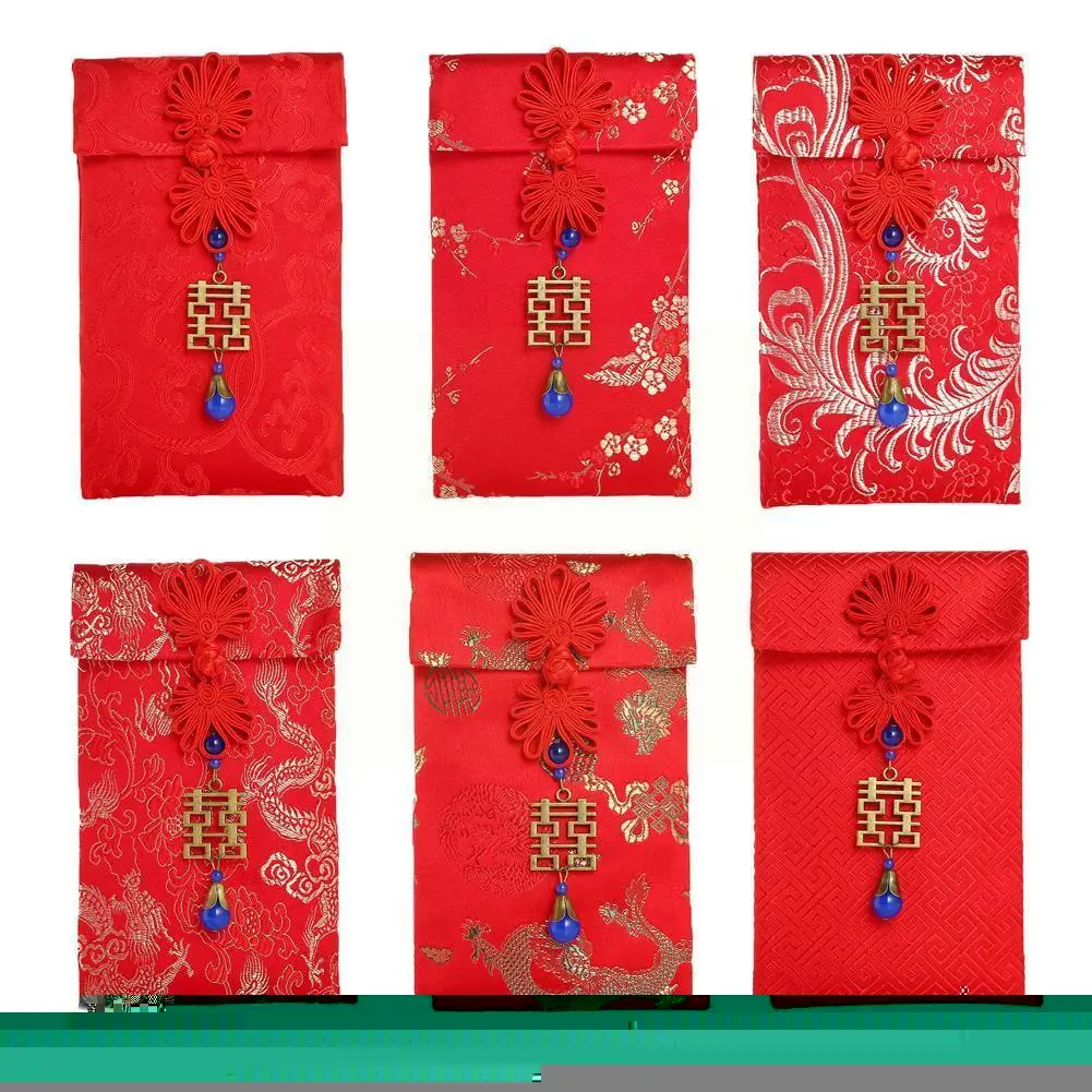 Chinese Style Red Envelope Lucky Money Bag Vertical Type Tree Christmas New Wedding High-grade Year Art Cloth Decoration Br I8n3
Chinese Style Red Envelope Lucky Money Bag Vertical Type Tree Christmas New Wedding High-grade Year Art Cloth Decoration Br I8n3