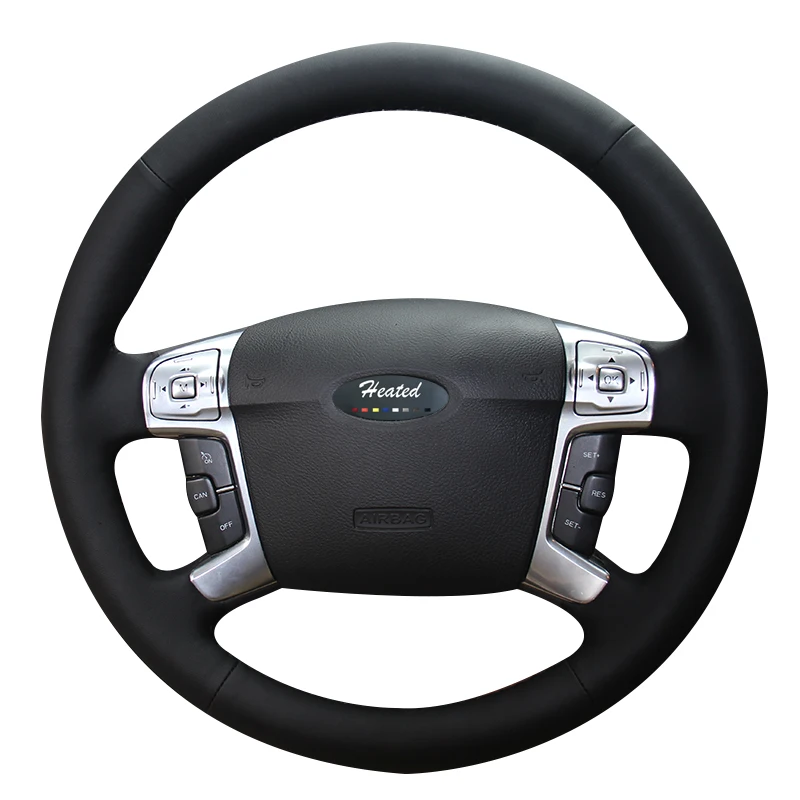 Чехол рулевого колеса автомобиля с подогревом для Ford Mondeo Mk4 2007-2012 S-Max 2, Кожаная оплетка из микрофибры на руль, Стайлинг автомобиля
Чехол рулевого колеса автомобиля с подогревом для Ford Mondeo Mk4 2007-2012 S-Max 2, Кожаная оплетка из микрофибры на руль, Стайлинг автомобиля