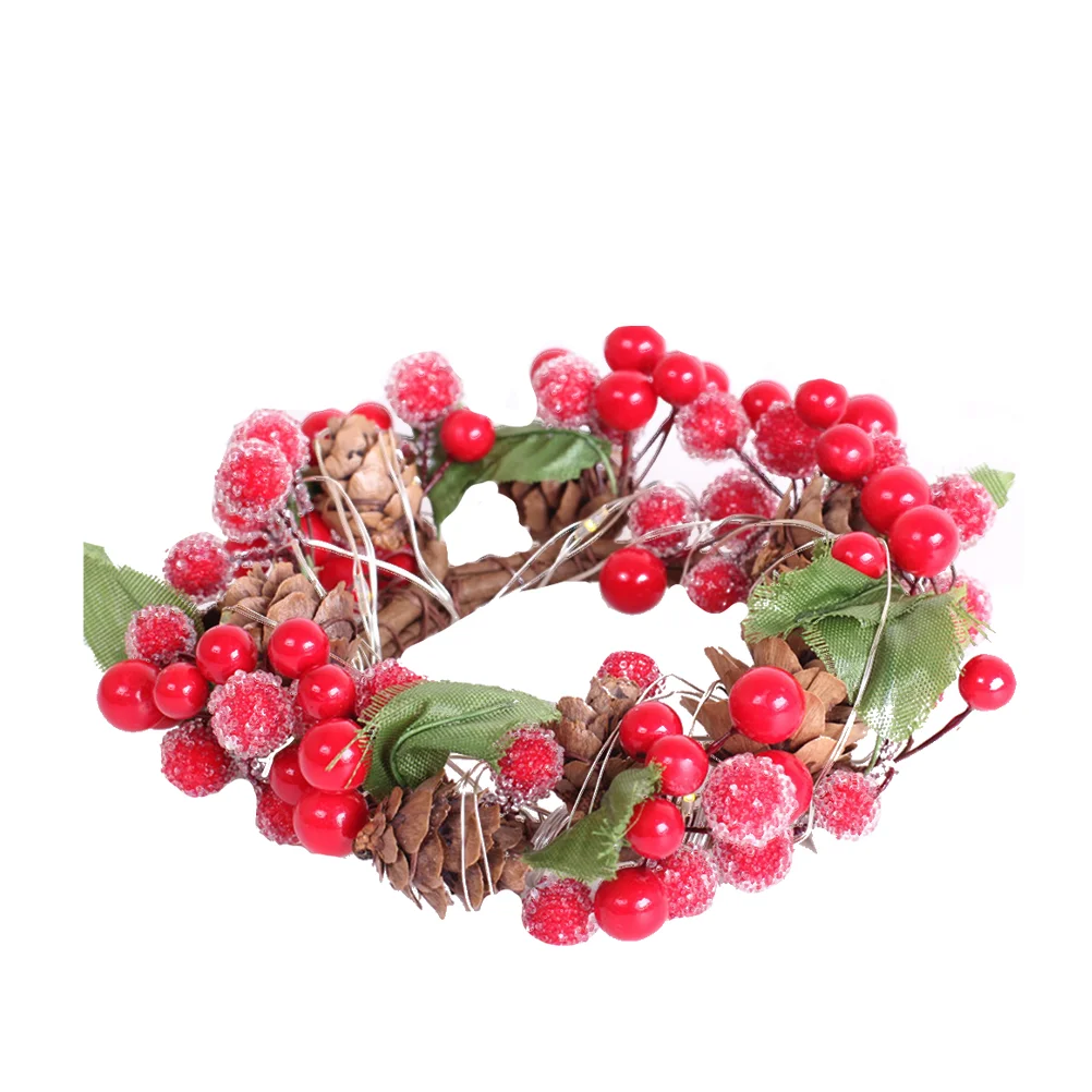 Luminous Christmas Garland LED Glowing Door Hanging Decoration Christmas Wall Hanging Wreath Red Berries Ornament for Home Decor
Luminous Christmas Garland LED Glowing Door Hanging Decoration Christmas Wall Hanging Wreath Red Berries Ornament for Home Decor