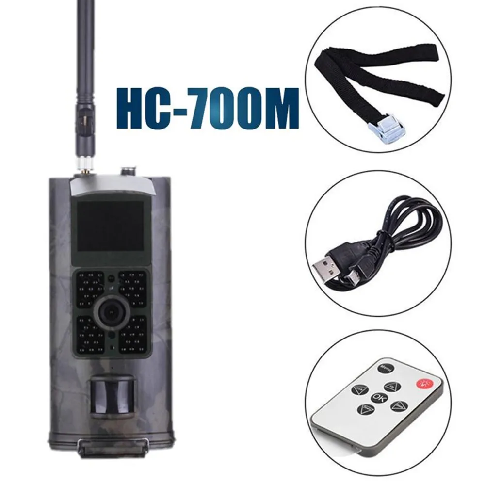 HC700 Serise сотовая охотничья камера 2G GSM MMS SMS SMTP Trail Camera Mobile 16MP ночное видение