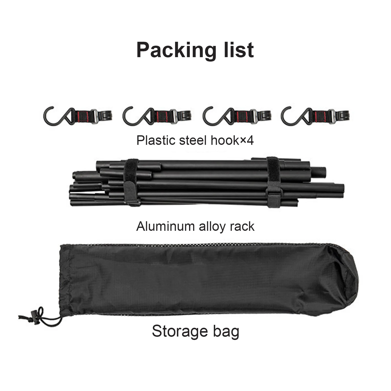 Lightweight Outdoor Folding Camping Shelf Aluminum Alloy Clothes Storage Hanger Cookware Eequipment Hanging Rack Triangle Rack
Lightweight Outdoor Folding Camping Shelf Aluminum Alloy Clothes Storage Hanger Cookware Eequipment Hanging Rack Triangle Rack