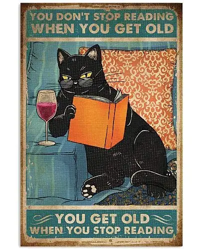 You Don't Stop Reading When You Get Old Tin Sign Them Metal Tin Sign Wall Decor for Bars Restaurants Cafes Pubs Wall Decor
You Don't Stop Reading When You Get Old Tin Sign Them Metal Tin Sign Wall Decor for Bars Restaurants Cafes Pubs Wall Decor