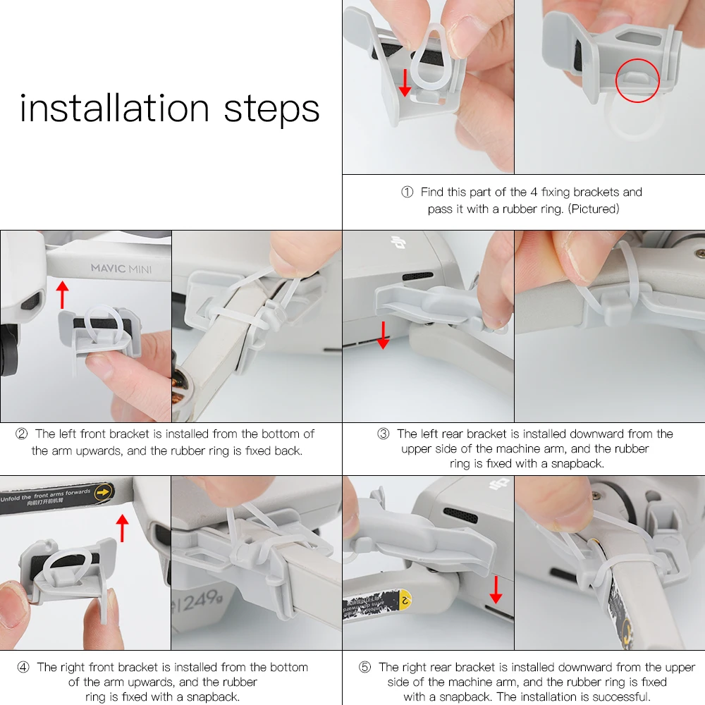 4 Pcs Reinforced Bracket Drone Arm Strengthened Support Protect Aircraft Protect The Arm For DJI Mavic Mini Drone Accessories
4 Pcs Reinforced Bracket Drone Arm Strengthened Support Protect Aircraft Protect The Arm For DJI Mavic Mini Drone Accessories