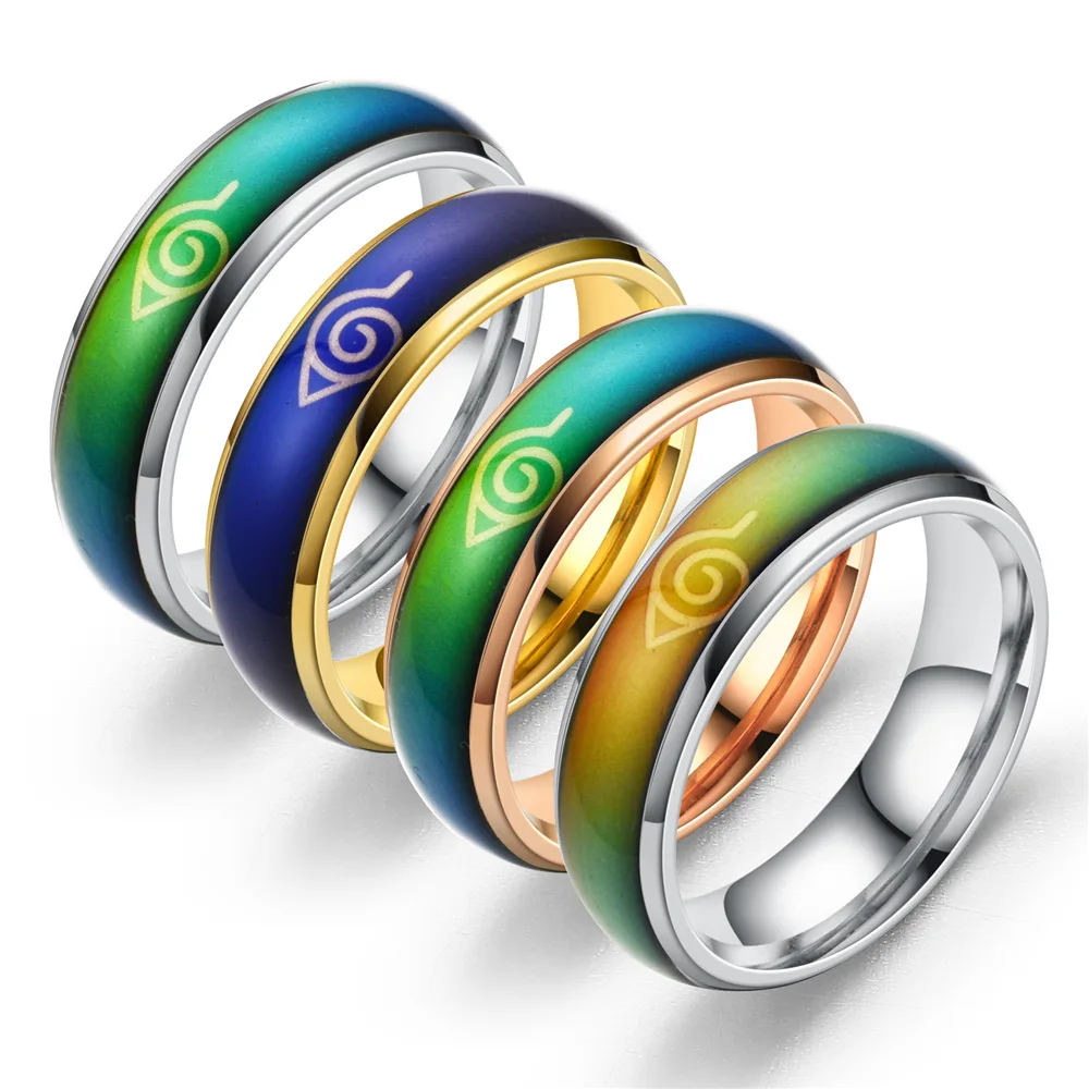 Ring Leaf Konoha Village Symbal Logo Sign Sasuke Ninja Black Fashion Titanium Steel Anime Jewelry Cosplay Women Wholesale
Ring Leaf Konoha Village Symbal Logo Sign Sasuke Ninja Black Fashion Titanium Steel Anime Jewelry Cosplay Women Wholesale