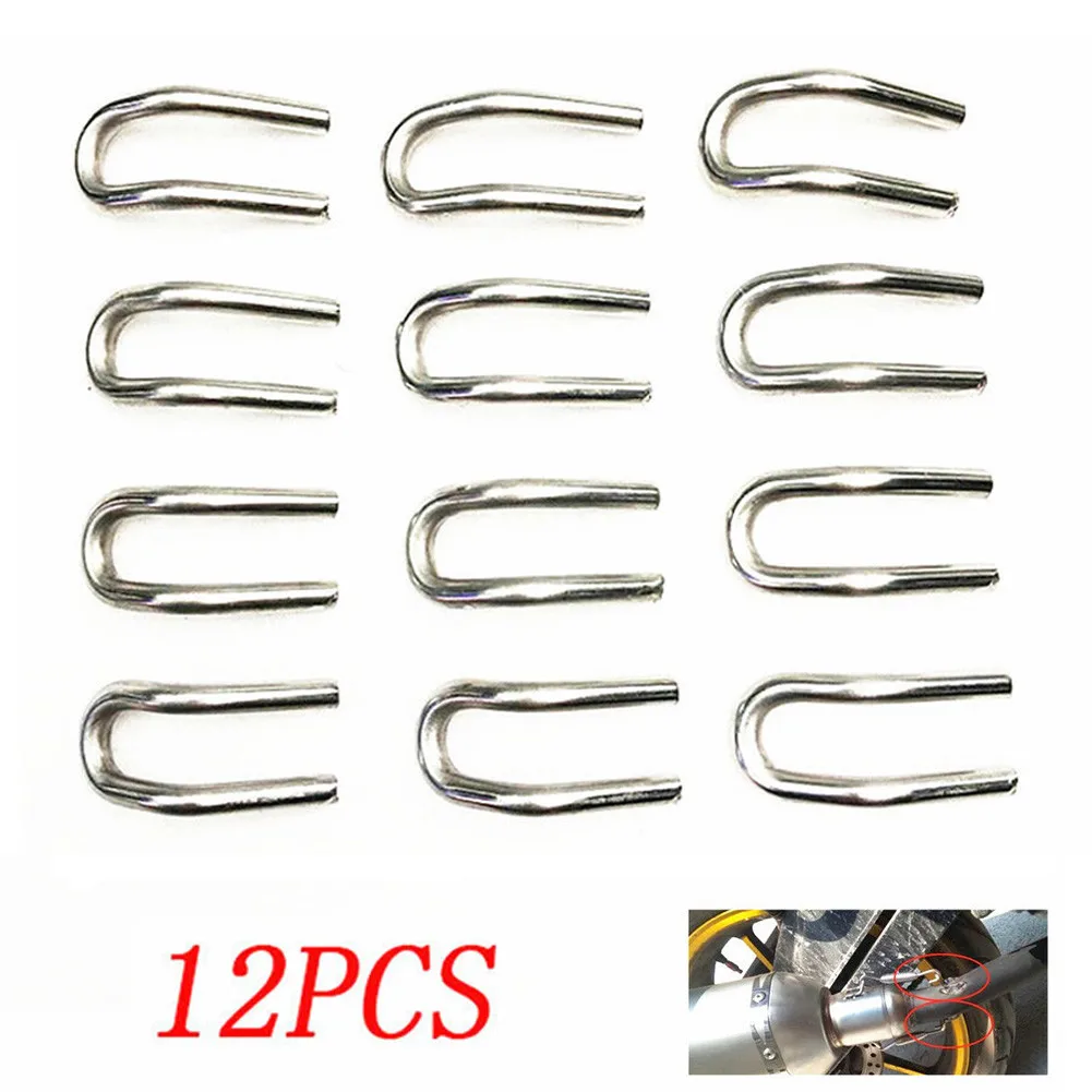 12Pcs Stainless Steel Spring Hook For Motorcycle Scooter Exhaust Pipe Silencer Motorcycle Accessories Exhaust System U-hook
12Pcs Stainless Steel Spring Hook For Motorcycle Scooter Exhaust Pipe Silencer Motorcycle Accessories Exhaust System U-hook