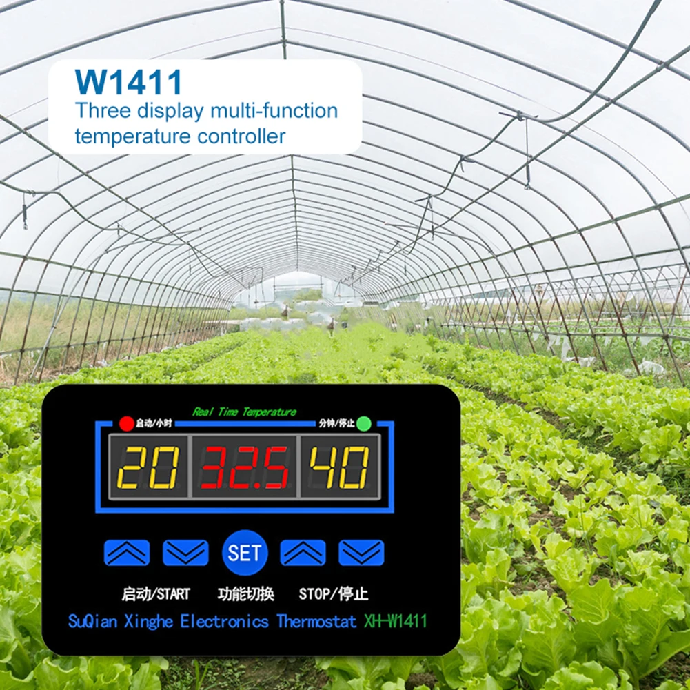 Цифровой термостат XH-W1411, контроллер влажности, инкубатор для яиц, контроллер температуры и влажности 220 В 10 А, гигрометр с прямым выходом
Цифровой термостат XH-W1411, контроллер влажности, инкубатор для яиц, контроллер температуры и влажности 220 В 10 А, гигрометр с прямым выходом