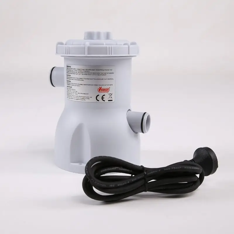 Electric Swimming Pool Filter Pump for Above Ground Paddling Pools Water Cleaner
Electric Swimming Pool Filter Pump for Above Ground Paddling Pools Water Cleaner