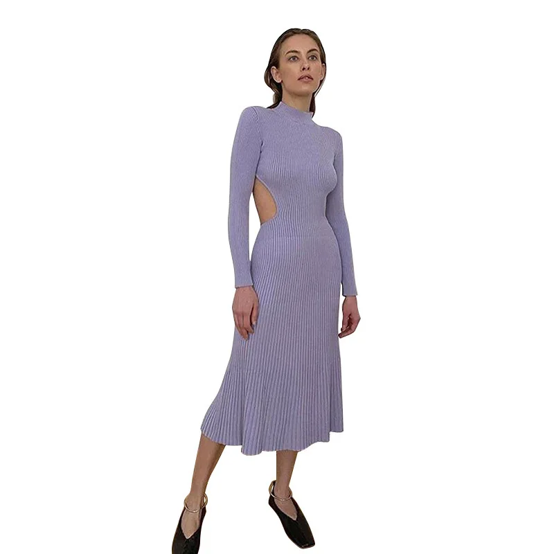 2020 new dress autumn/winter women's wear long-sleeved backless trim fashion dress girl
2020 new dress autumn/winter women's wear long-sleeved backless trim fashion dress girl