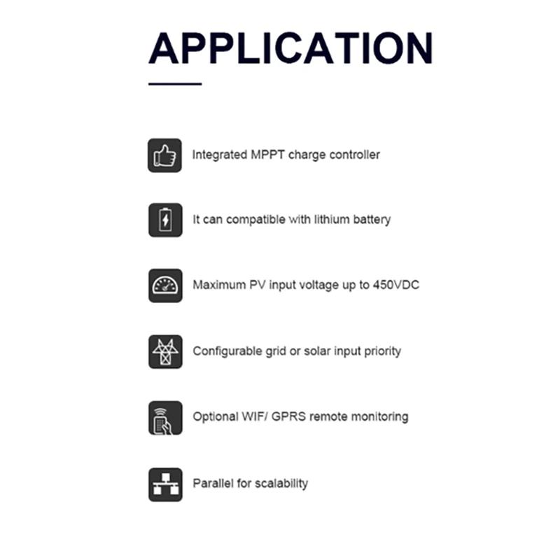 Growatt Hybrid Inverter Off Grid 5000W 48V 220V Wide PV Voltage MPPT Charge Controller Pure Sine Wave Wifi SPF5000TL HVM-WPV
Growatt Hybrid Inverter Off Grid 5000W 48V 220V Wide PV Voltage MPPT Charge Controller Pure Sine Wave Wifi SPF5000TL HVM-WPV