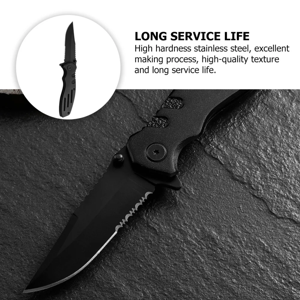 1PC Multi-function Folding Cutter Outdoor Survival Self-defense Cutter (Black) 
1PC Multi-function Folding Cutter Outdoor Survival Self-defense Cutter (Black)