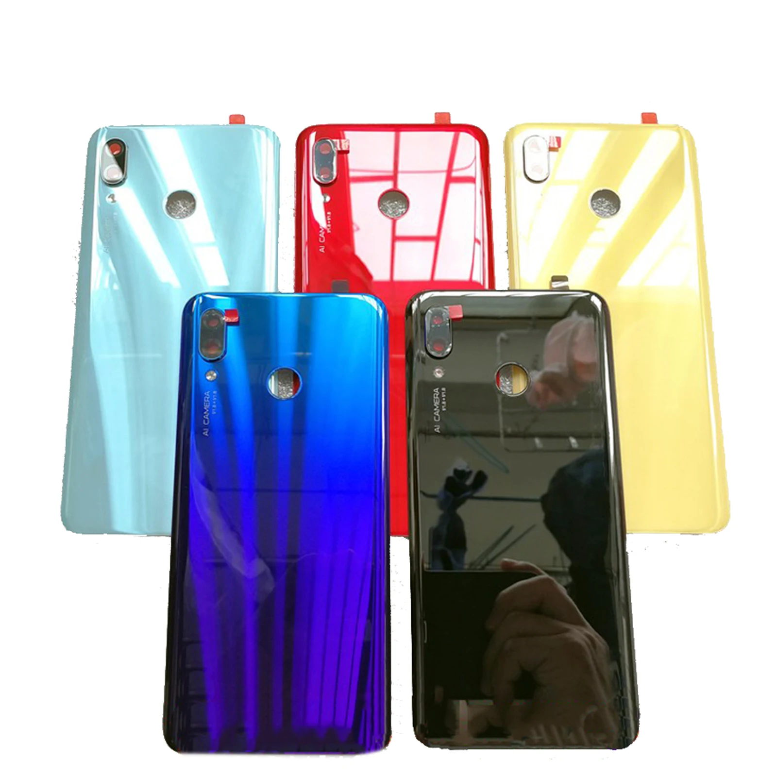 100% новый для Huawei Nova 3 PAR AL00 LX1 LX1M LX2 LX3 стекло Задняя Дверь Корпус крышки батарейного