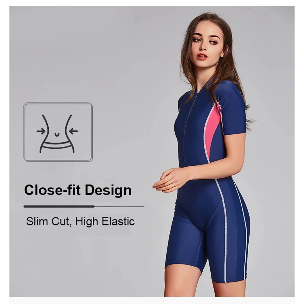 SBART One-Pieces Swimsuit Rash Guard Short sleeve Swimwear Quick Dry Sun Protection Surf Clothes Bodysuit Bathing Suit Swim
SBART One-Pieces Swimsuit Rash Guard Short sleeve Swimwear Quick Dry Sun Protection Surf Clothes Bodysuit Bathing Suit Swim