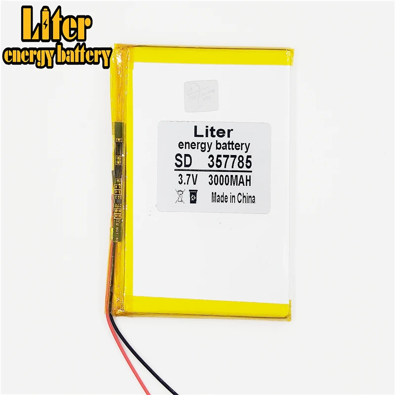 357785 3 7 v 3000mah 357585 перезаряжаемая батарея полимерная lipo |