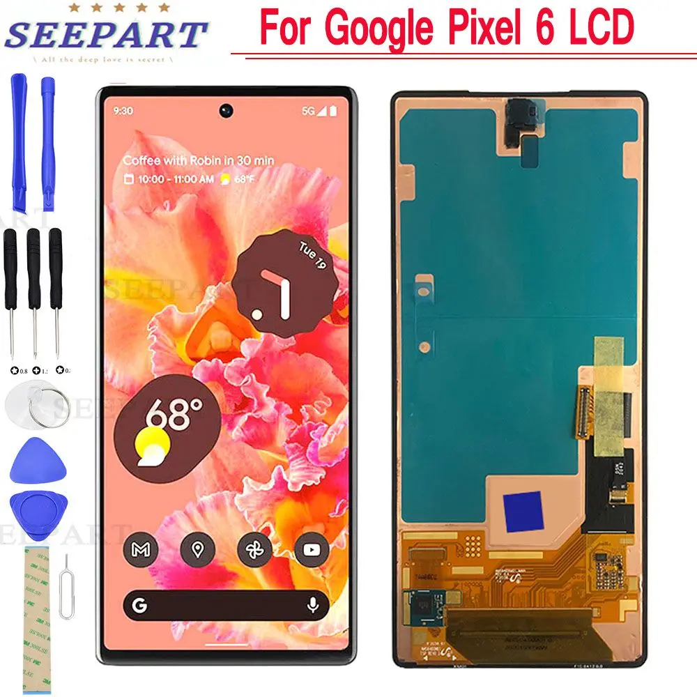 Оригинальный Новый ЖК-дисплей для Google Pixel 6, сенсорный дигитайзер в сборе, замена экрана дисплея Google Pixel 6
Оригинальный Новый ЖК-дисплей для Google Pixel 6, сенсорный дигитайзер в сборе, замена экрана дисплея Google Pixel 6