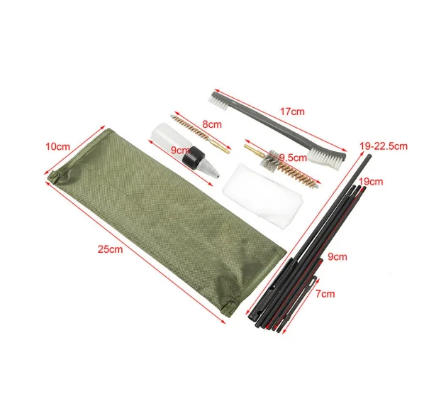 The a.22cal 5.56mm Gun Cleaning Kit Butt Stock Cleaning Kits Nylon Brush Tools Kit
The a.22cal 5.56mm Gun Cleaning Kit Butt Stock Cleaning Kits Nylon Brush Tools Kit