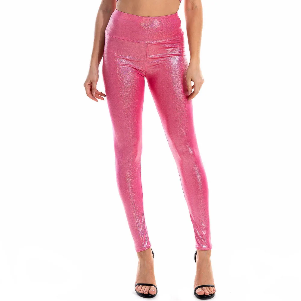 Women Shiny Metallic Holographic Leggings Sexy High Waist Elastic PU Leather Skinny Pants Ankle Long Gothic Leggings
Women Shiny Metallic Holographic Leggings Sexy High Waist Elastic PU Leather Skinny Pants Ankle Long Gothic Leggings