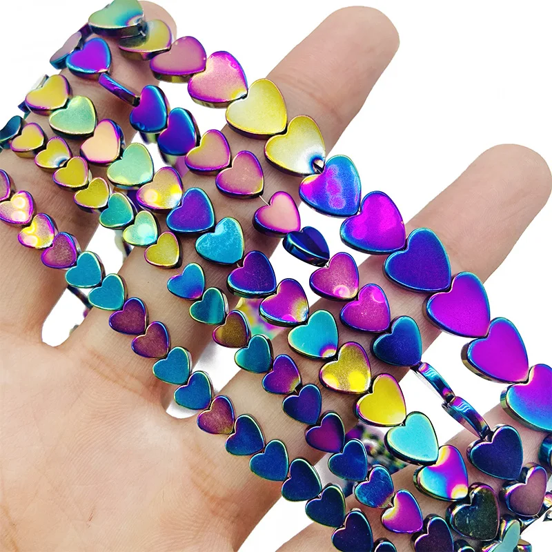 Hematite 6/8/10mm Natural Stone Multicolored Peach Heart Charm Loose Beads For Handmade bracelet Necklace Jewelry Making DIY
Hematite 6/8/10mm Natural Stone Multicolored Peach Heart Charm Loose Beads For Handmade bracelet Necklace Jewelry Making DIY
