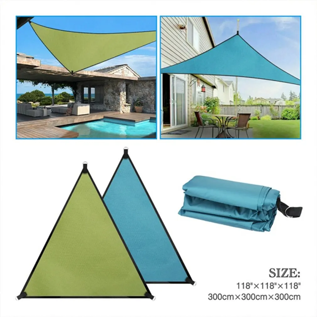 Sun Shade Sail Garden Patio Swimming Pool Awning Water-repellent Sun Protection Tent Triangle UV Protection Shed For Outdoor
Sun Shade Sail Garden Patio Swimming Pool Awning Water-repellent Sun Protection Tent Triangle UV Protection Shed For Outdoor