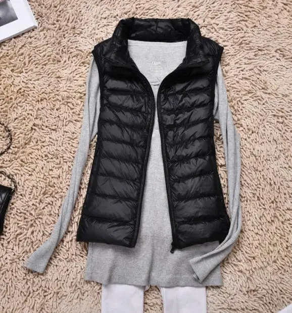 New Spring Autumn Women Ultra Light Down Vest White Duck Down Coat Parka Ladies Sleeveless Waistcoat Plus Size 4XL
New Spring Autumn Women Ultra Light Down Vest White Duck Down Coat Parka Ladies Sleeveless Waistcoat Plus Size 4XL