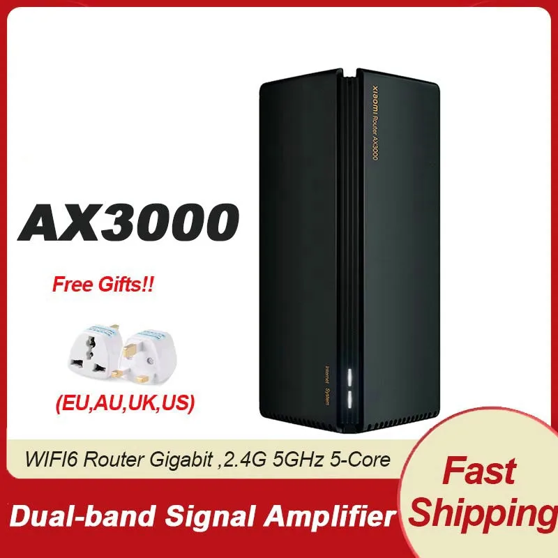 AX3000 WiFi6 Wireless Router 3000Mbps 256MB Dual Band WiFi Router 5G 160MHz Support IPv6 OFDMA Mesh Router
AX3000 WiFi6 Wireless Router 3000Mbps 256MB Dual Band WiFi Router 5G 160MHz Support IPv6 OFDMA Mesh Router