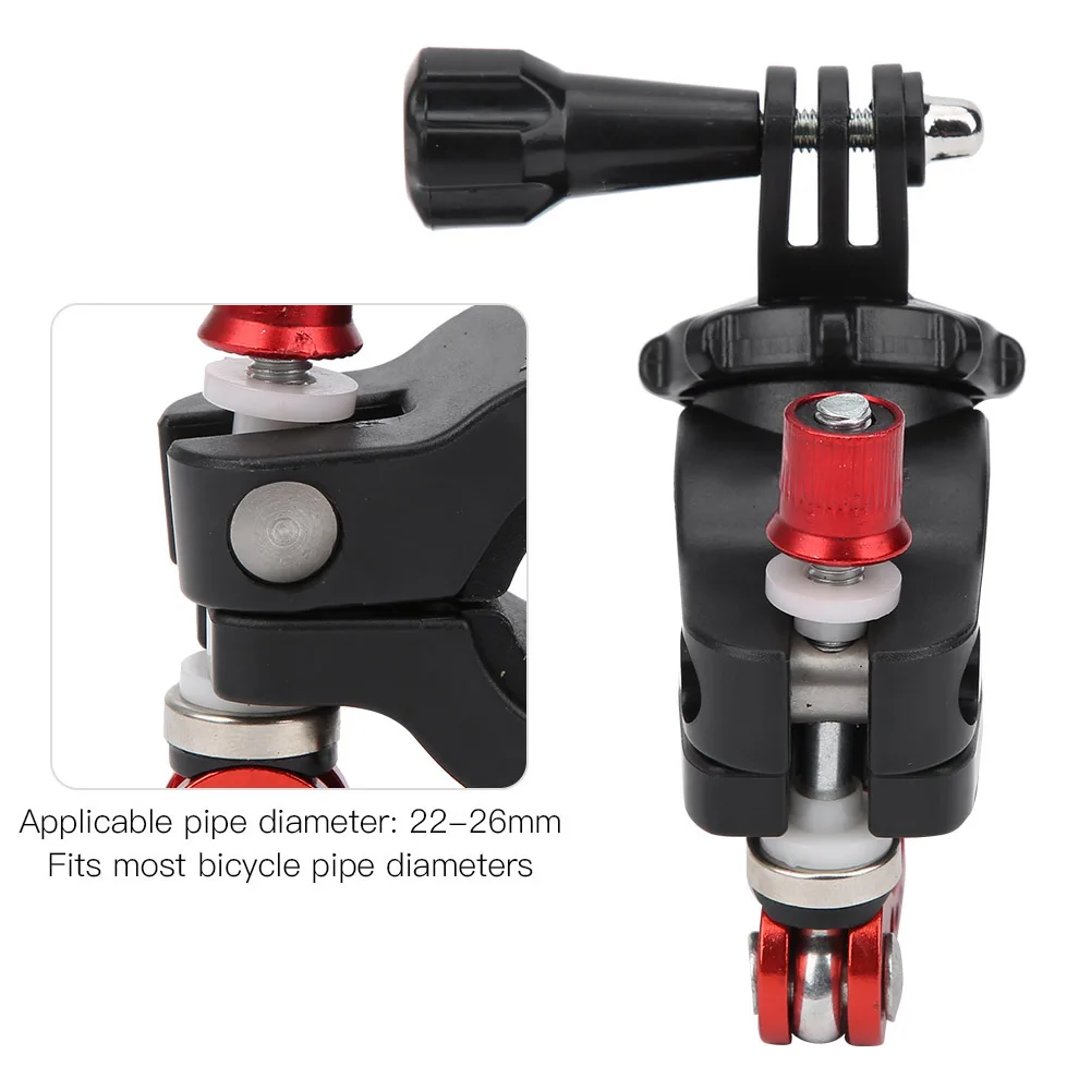 Sunnylife for GoPro Action Camera Universal Mountain Bicycle Clamp 360 Degree AdjustableBike Clip
Sunnylife for GoPro Action Camera Universal Mountain Bicycle Clamp 360 Degree AdjustableBike Clip