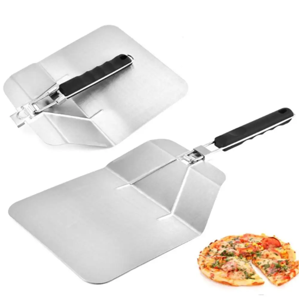 Durable Stainless Steel Pizza Shovel Pizza Paddle with Folding Handle, Anti-slip Pizza Spatula for Bake Homemade Pizza and Bread
Durable Stainless Steel Pizza Shovel Pizza Paddle with Folding Handle, Anti-slip Pizza Spatula for Bake Homemade Pizza and Bread