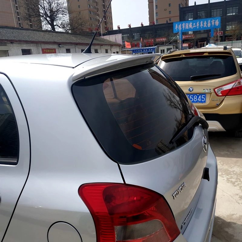 Спойлер для Toyota Yaris 2009 2010 2011 2012 2013 из АБС-пластика Неокрашенный задний спойлер