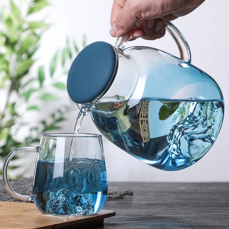 Blue Gradient View Mountain Kettle High Borosilicate Glass Cold Kettle Household Cold Kettle View Mountain Cup LargeCapacity
Blue Gradient View Mountain Kettle High Borosilicate Glass Cold Kettle Household Cold Kettle View Mountain Cup LargeCapacity