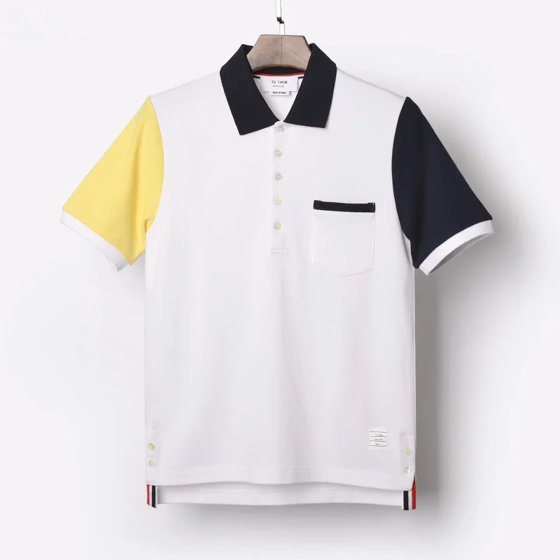 2021 new arrivals TB THOM men's summer contrast color short sleeve 100% cotton smart casual polo shirts men
2021 new arrivals TB THOM men's summer contrast color short sleeve 100% cotton smart casual polo shirts men