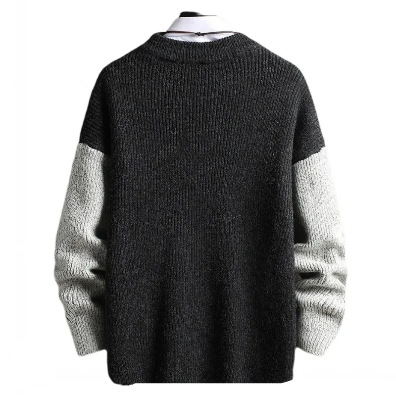 Autumn Vintage Mens Long Sleeve Knitting Pullovers Fashion Patchwork Slim Fit O Neck Casual Sweater Korean Winter Men Sweaters
Autumn Vintage Mens Long Sleeve Knitting Pullovers Fashion Patchwork Slim Fit O Neck Casual Sweater Korean Winter Men Sweaters