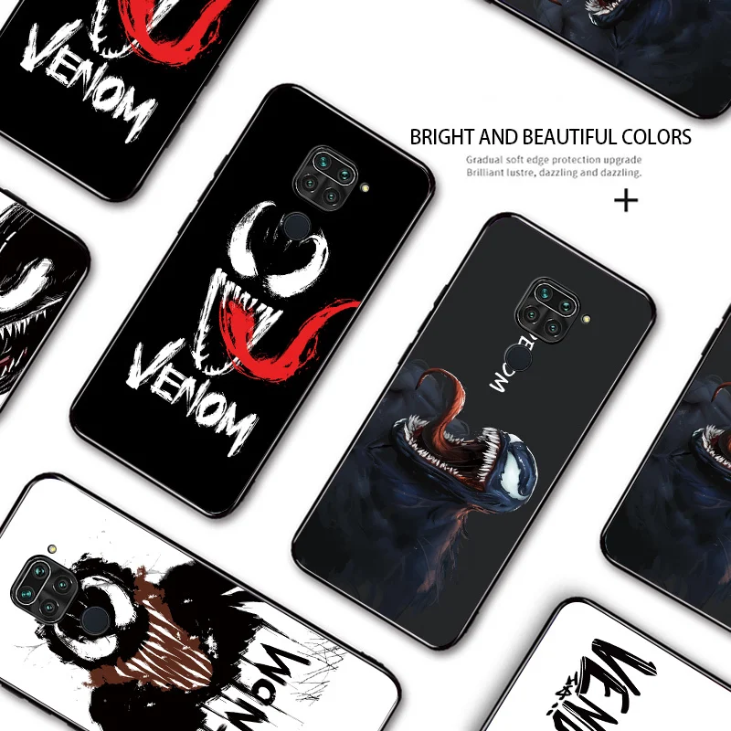 Для Xiaomi Redmi Note 9S 9 Pro Marvel Venom резиновый чехол для 10x4g Мягкий Силиконовый ТПУ
