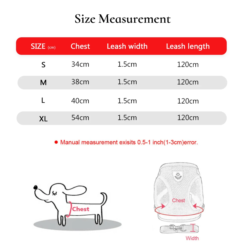 Cat Dog Adjustable Harness Vest Walking Lead Leash For Puppy Dogs Collar Polyester Mesh Harness For Small Medium Dog Cat Pet
Cat Dog Adjustable Harness Vest Walking Lead Leash For Puppy Dogs Collar Polyester Mesh Harness For Small Medium Dog Cat Pet