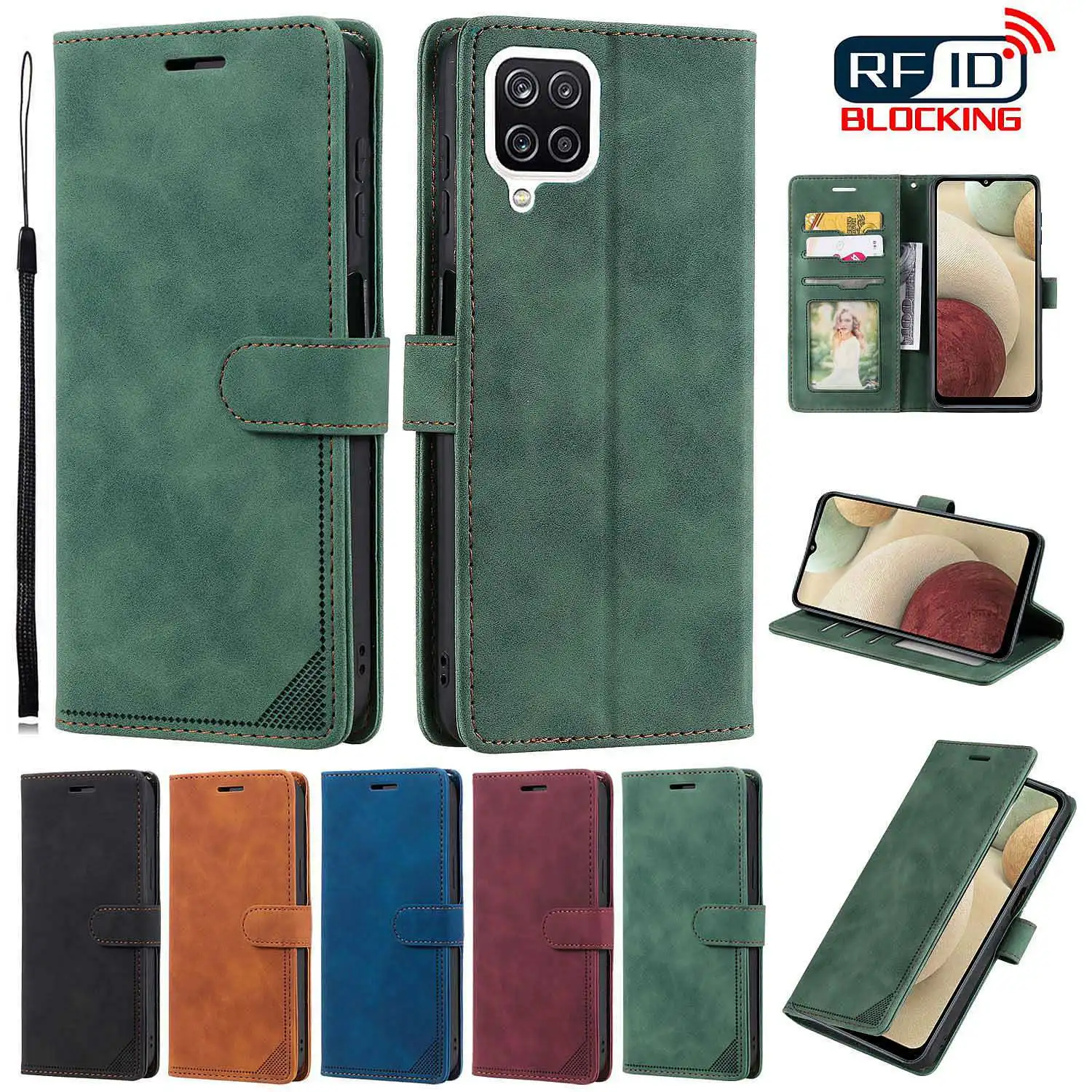 Matte Leather Case for Samsung A12 A22 A32 A52 A72 A51 A71 Anti-credit Card Fraud Wallet Flip Covers for A10 A11 A31 A20 A30 A50
Matte Leather Case for Samsung A12 A22 A32 A52 A72 A51 A71 Anti-credit Card Fraud Wallet Flip Covers for A10 A11 A31 A20 A30 A50