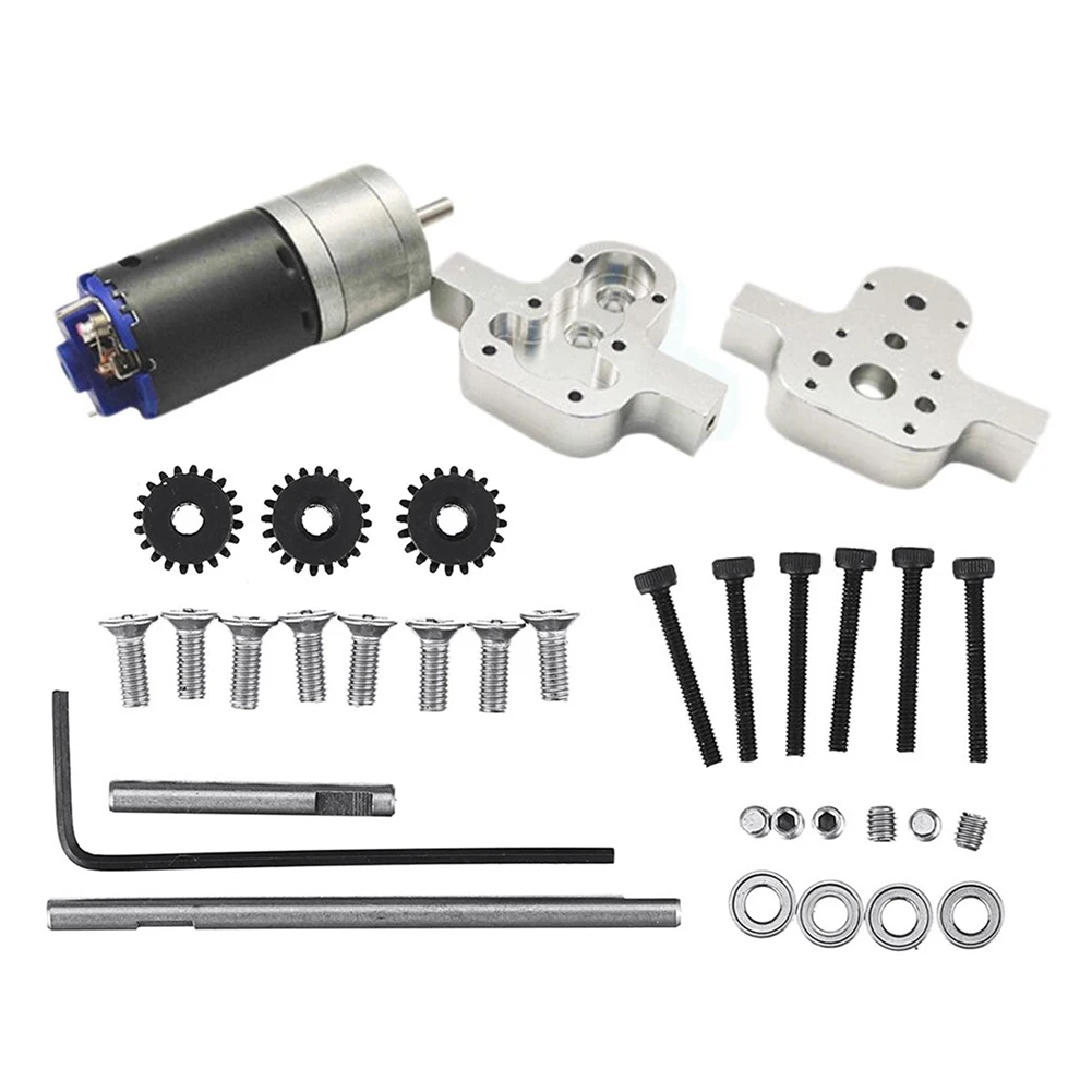 Assembled Metal Gears with 370 Motor Speed Change Gear Box for WPL B1 B24 B16 B36 C14 C24 Q61 Q60 1/16 RC Car DIY Accessories
Assembled Metal Gears with 370 Motor Speed Change Gear Box for WPL B1 B24 B16 B36 C14 C24 Q61 Q60 1/16 RC Car DIY Accessories