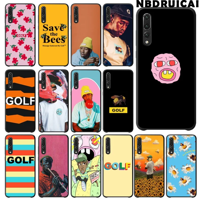 Чехол для телефона NBDRUICAI tyler the creator Golf bees Huawei P9 10 lite P20 pro P30 Psmart mate 20 lite|Бамперы| |